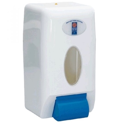 Dispenser sapone in schiuma a cartuccia 500 ml Linea Colored Bianco - B24  Store