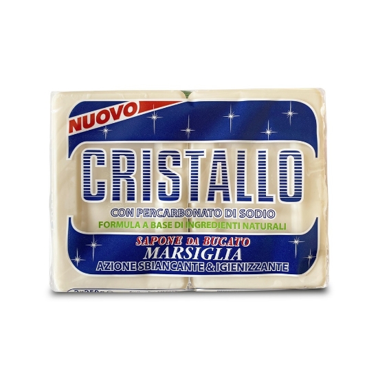 Immagine di SAPONE BUCATO CRISTALLO MARSIGLIA 250GR 2PZ