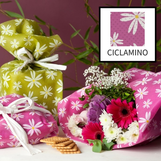 Immagine di ROTOLO DECOR TNT CHARLOTTE CICLAMINO H80CM 9MT